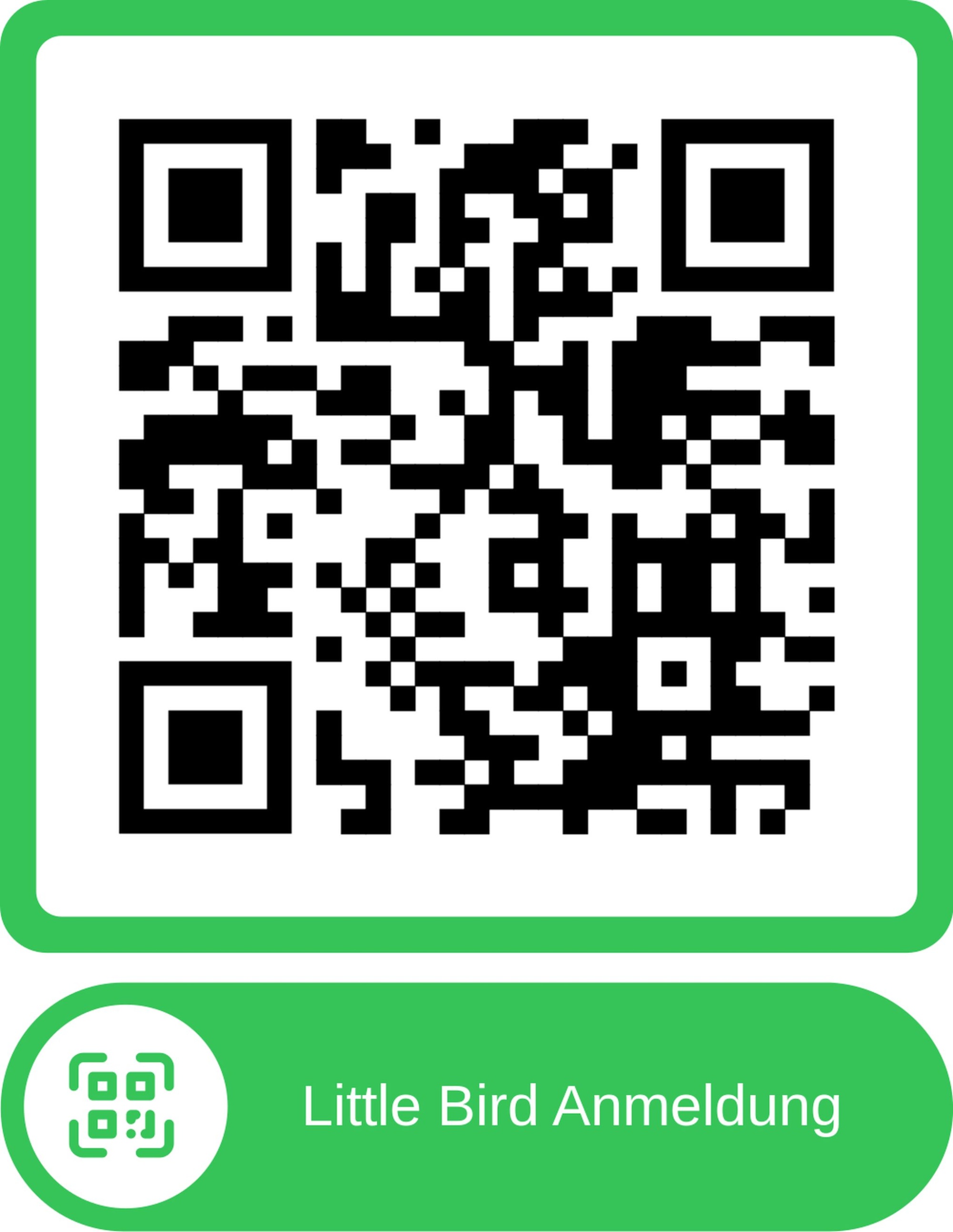 LIttle Bird Anmelde Qr Code