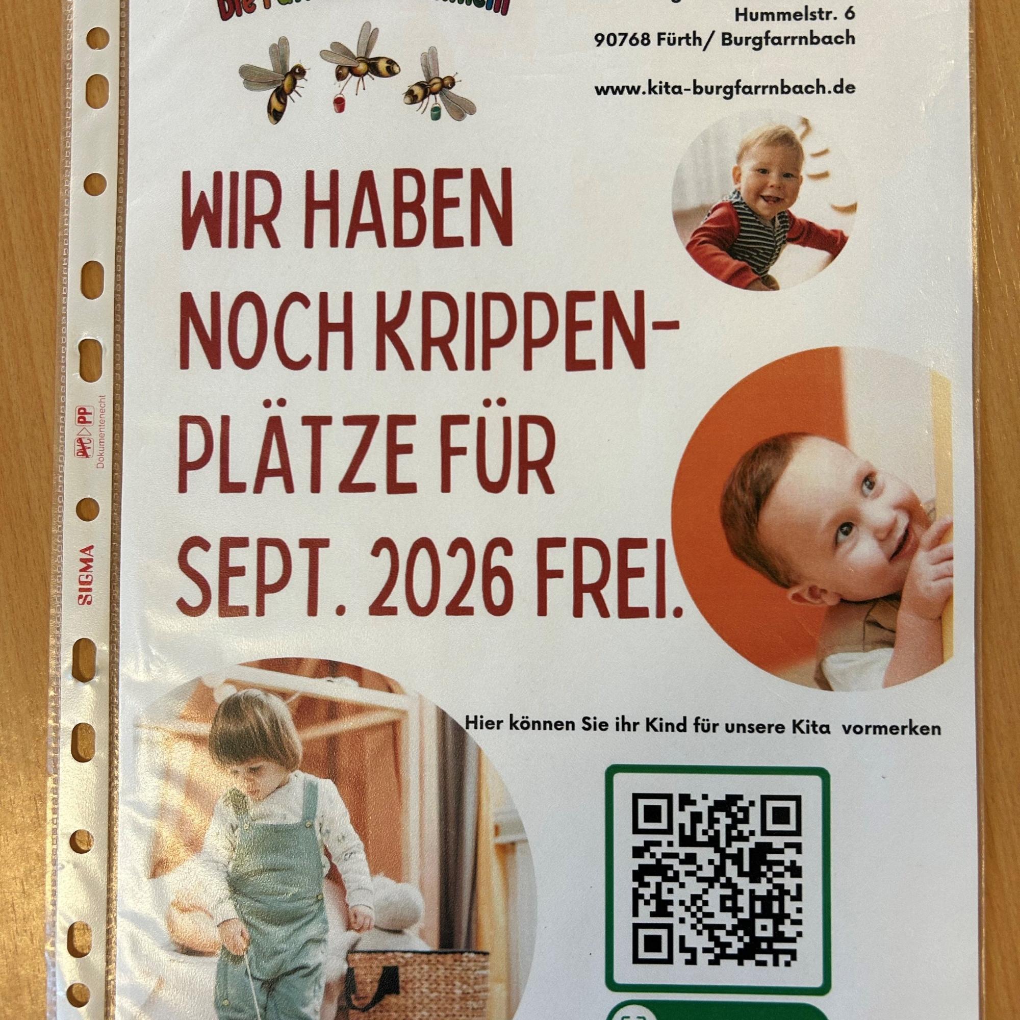 freie krippenplätze